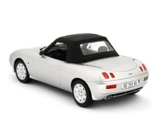 Fiat Barchetta 1995 Grigio Steel Met. Laudoracing 1:18 Resinemodell (Türen, Motorhaube... nicht zu öffnen!)